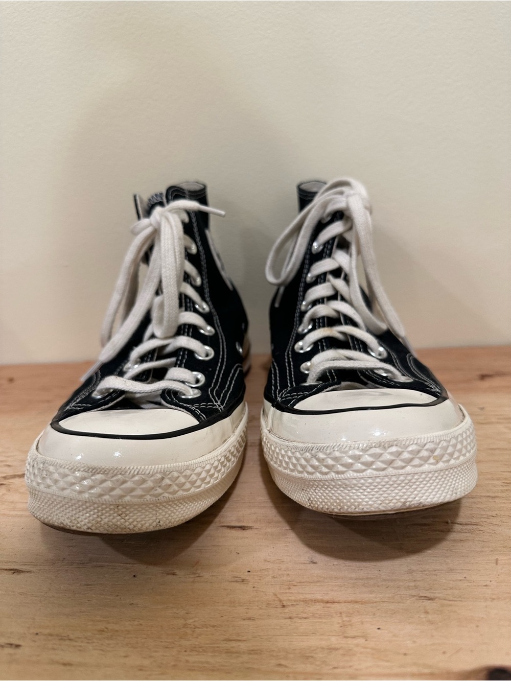 Converse Chuck 70 Black Lace Up Unisex Hightop Sneakers Mens 7 Ladies 9 - Picture 2 of 11